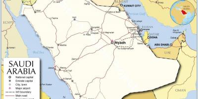Makkah mina arafat hartă