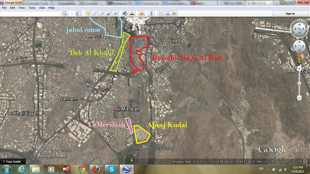 harta kudai parcare Makkah 