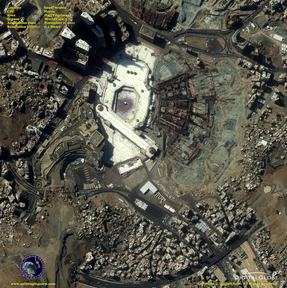 harta Mecca harta satelit