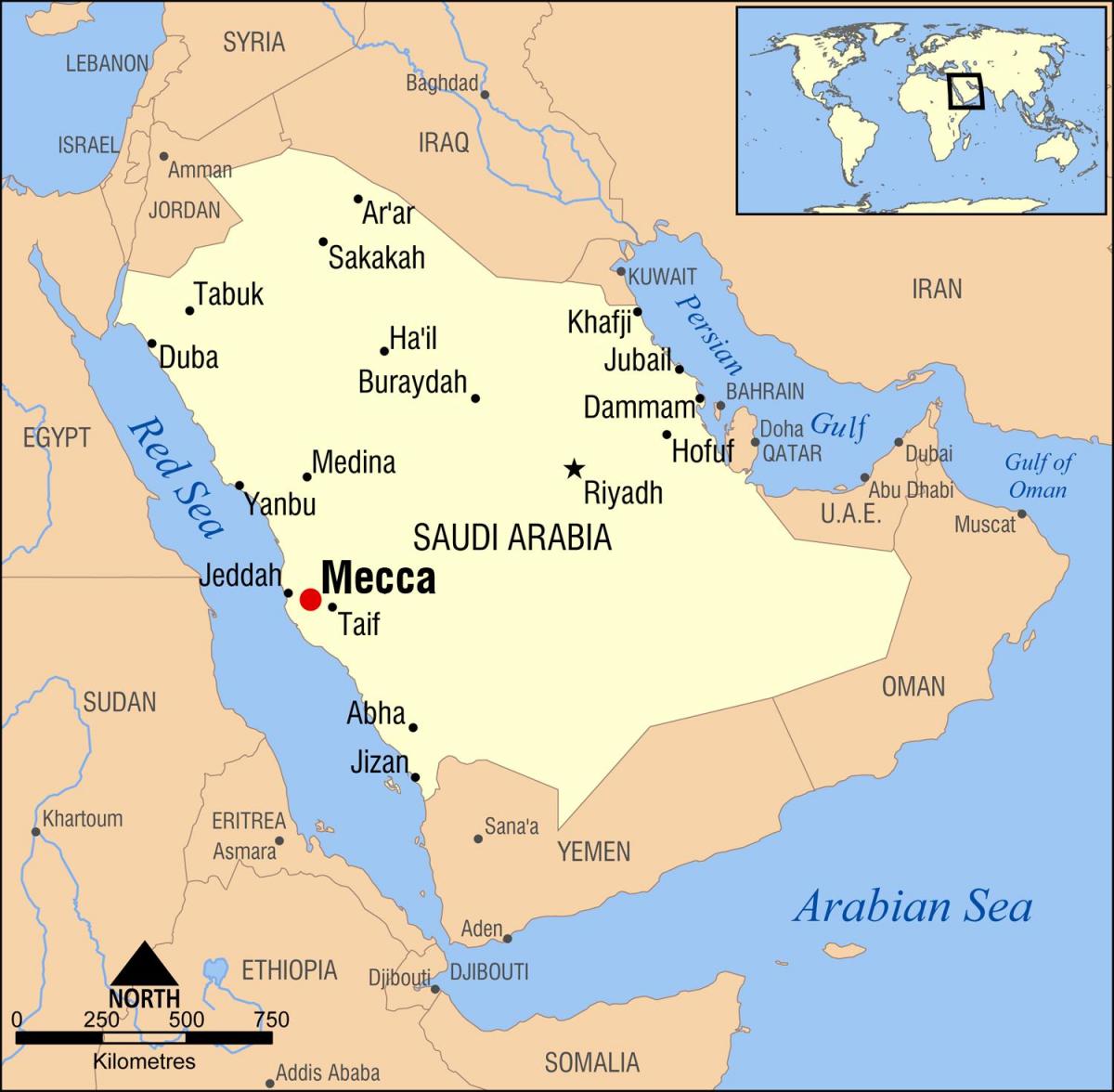 harta swissotel Makkah hartă
